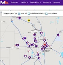 Fedex map