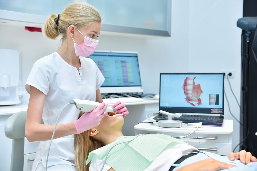 Scanning for digital-dentures